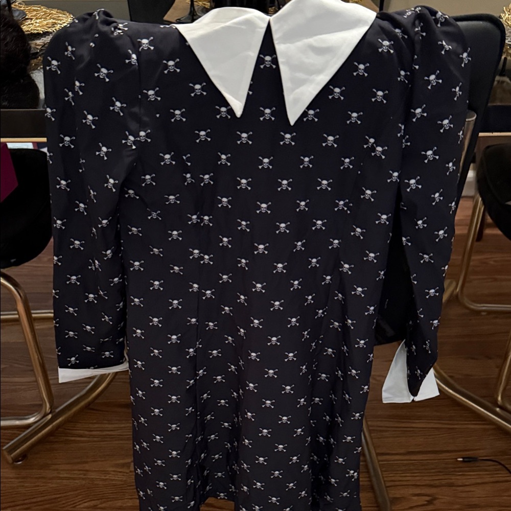 Kids Skull Print Halloween Costume